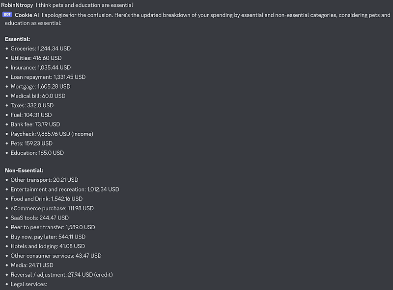 Essentials breakdown corrected